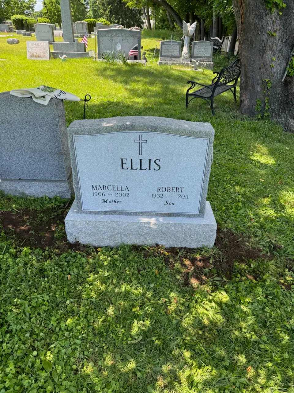Granite Memorial Bench hand-carved by Memorial Bench Finder in NJ — image 5